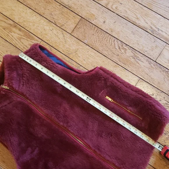 J.Crew Sherpa Fleece Faux Fur Vest - Picture 10 of 10